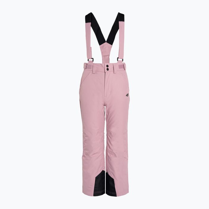 Pantaloni da sci per bambini 4F F353 rosa scuro 3