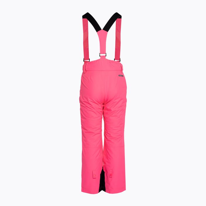 Pantaloni da sci per bambini 4F F353 rosa caldo neon 4