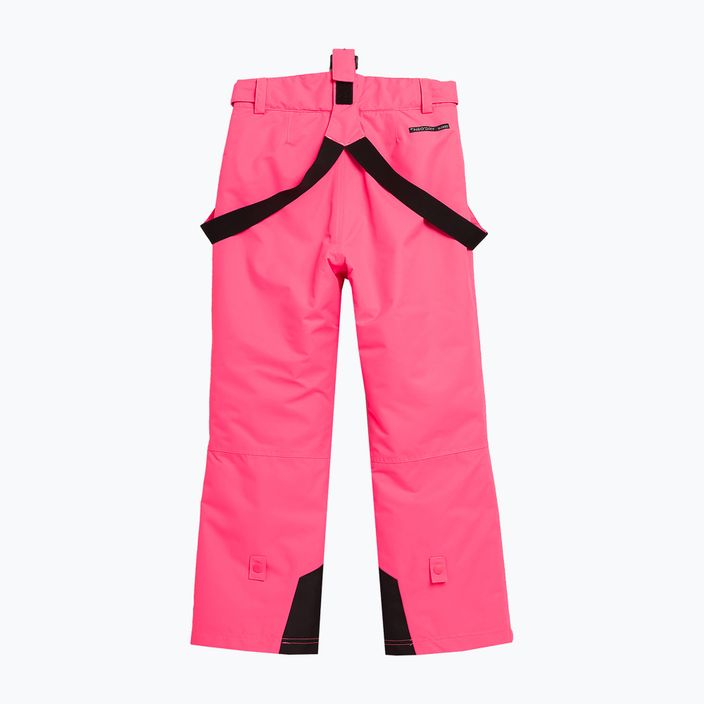 Pantaloni da sci per bambini 4F F353 rosa caldo neon 8