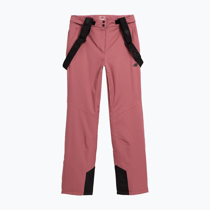 Pantaloni da sci da donna 4F F400 rosa scuro 7