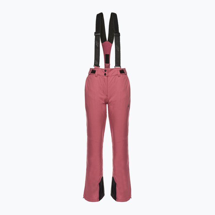Pantaloni da sci da donna 4F F400 rosa scuro 3
