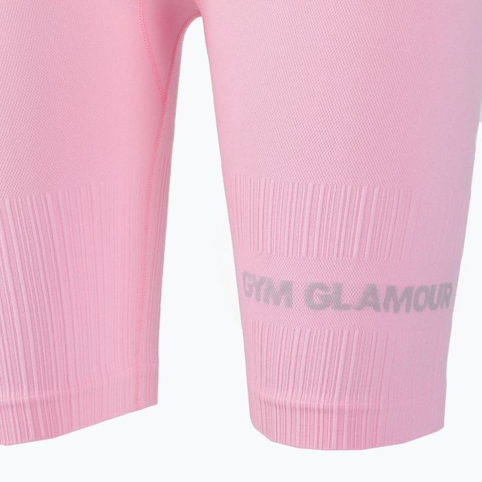 Pantaloncini da allenamento da donna Gym Glamour Push Up rosa confetto 7