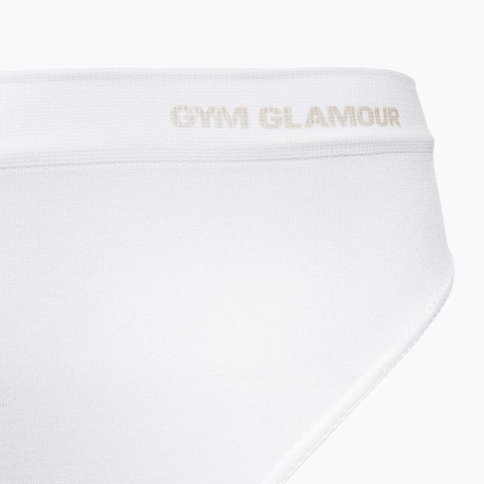 Perizoma donna Gym Glamour Bianco 3