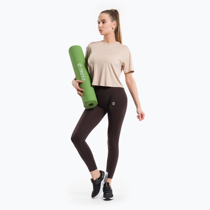 Leggings da allenamento da donna Gym Glamour Flexible brownie 2