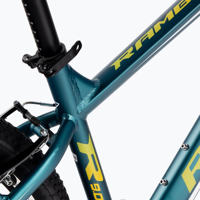 Romet Rambler R9.0 mountain bike blu scuro/bianco 10