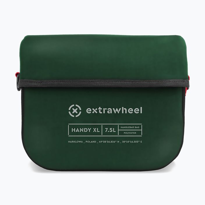 Borsa da manubrio Extrawheel Handy XL 7,5 l verde/nero