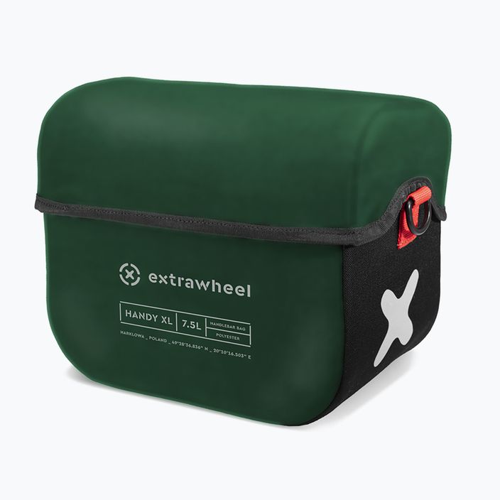 Borsa da manubrio Extrawheel Handy XL 7,5 l verde/nero 2