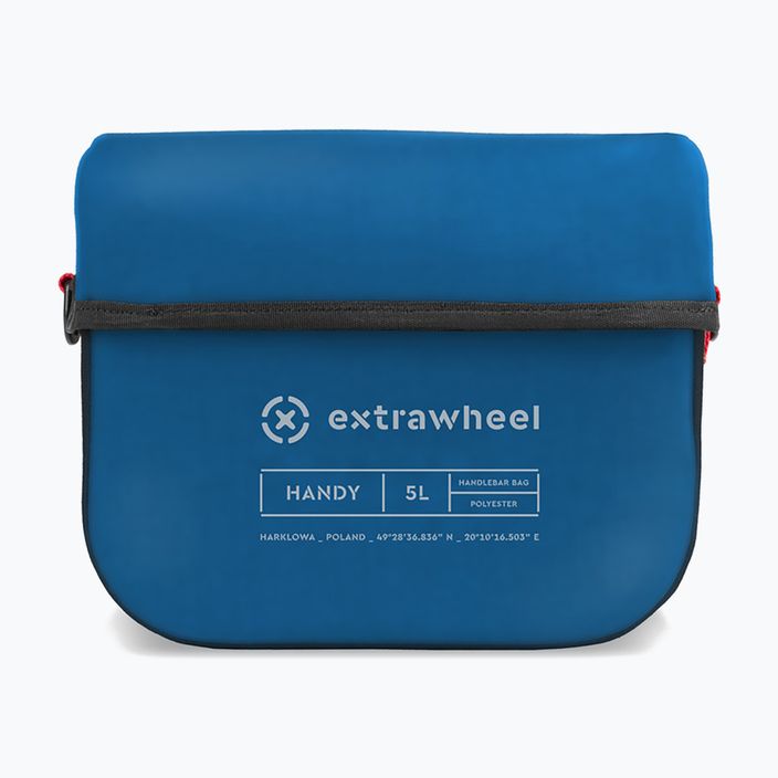 Borsa da manubrio Extrawheel Handy 5 l blu/nero