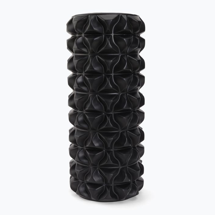 TREXO Rullo massaggiante in PVC EVA nero 2