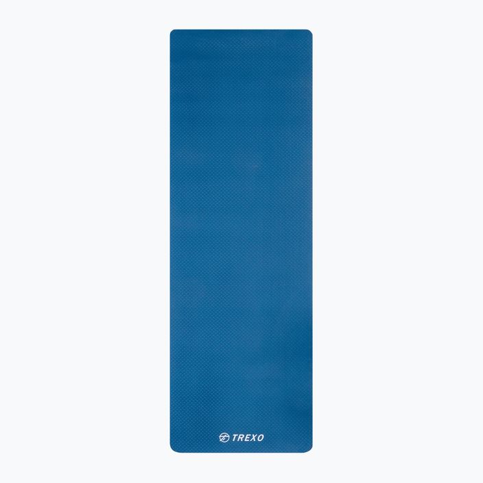 Tappetino yoga TREXO TPE 2 6 mm blu 2