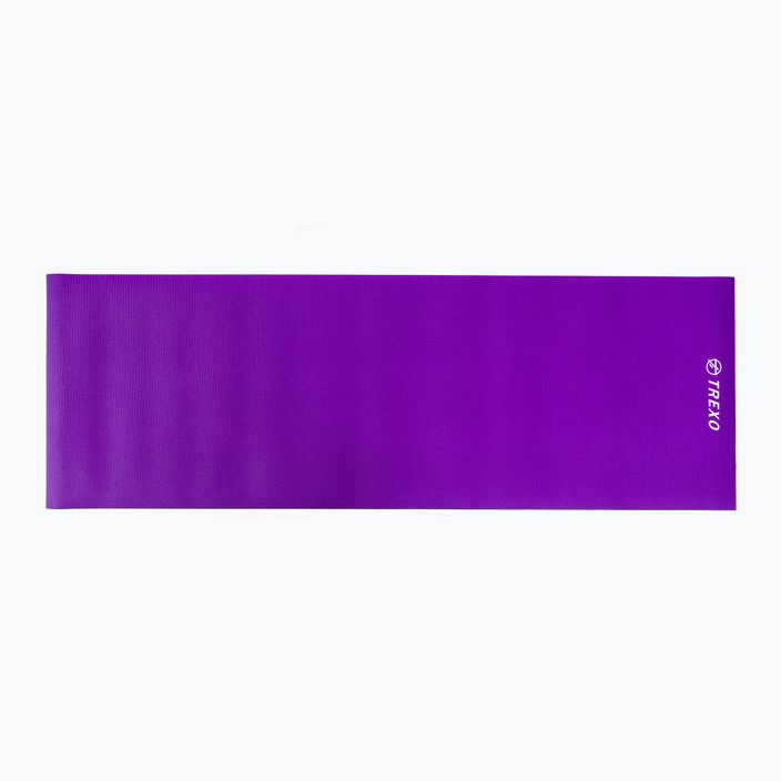 TREXO tappetino yoga PVC 6 mm viola 3