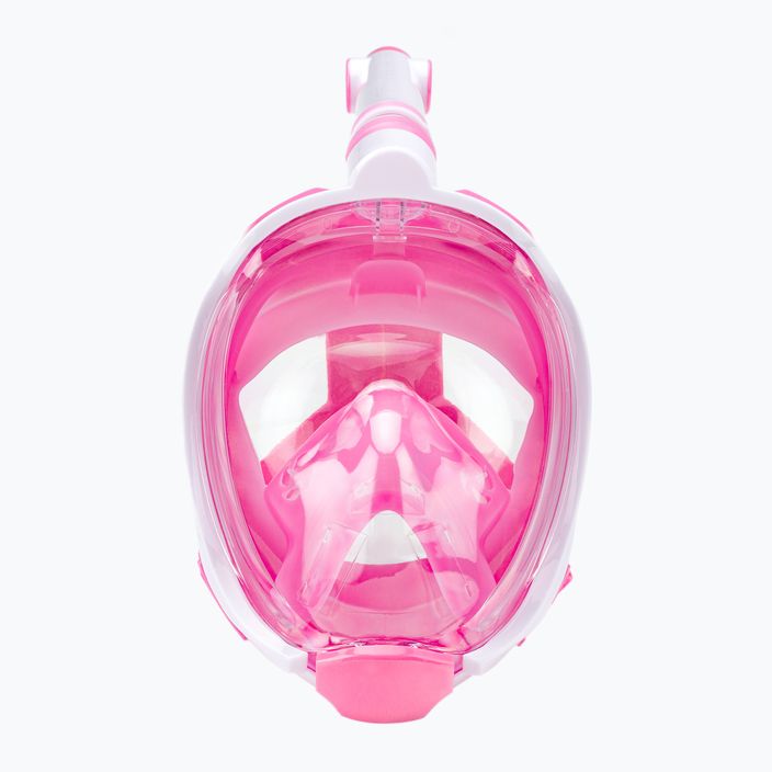 Maschera integrale per bambini per lo snorkeling AQUASTIC SMK-01R rosa 2