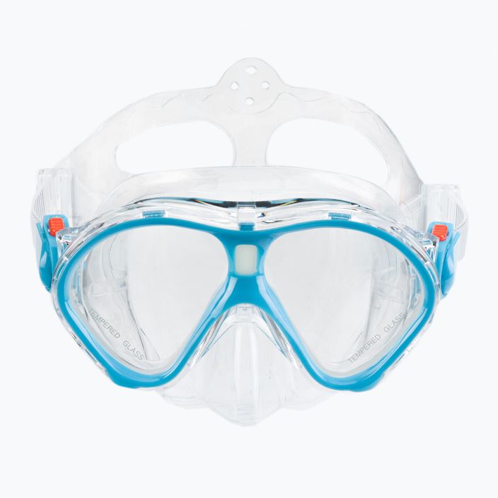 Set da snorkeling per bambini AQUASTIC MSK-01N blu 3