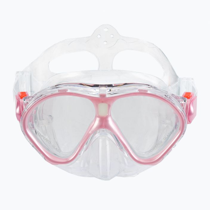 Set da snorkeling per bambini AQUASTIC MSK-01R rosa 3