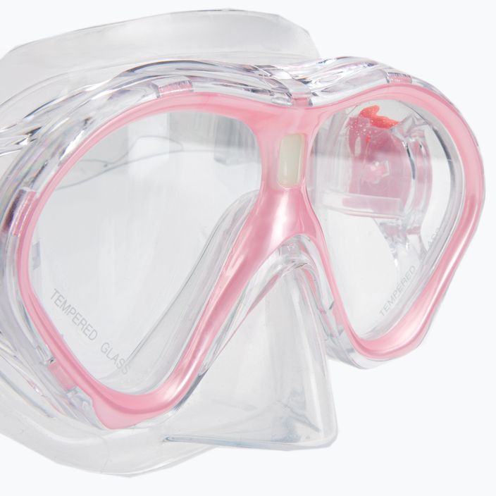 Set da snorkeling per bambini AQUASTIC MSK-01R rosa 8