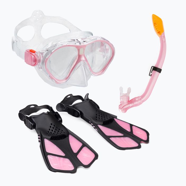 Set da snorkeling per bambini AQUASTIC MSFK-01SR rosa