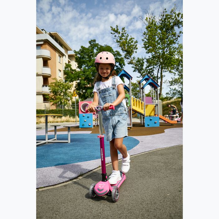 Casco da bicicletta per bambini ATTABO K100 rosa 11