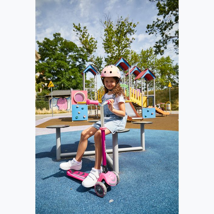 Casco da bicicletta per bambini ATTABO K100 rosa 14