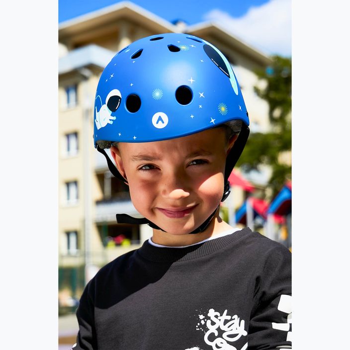 Casco da bicicletta per bambini ATTABO K100 blu 10