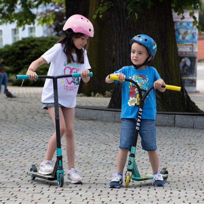 Casco da bicicletta per bambini ATTABO K100 blu 14