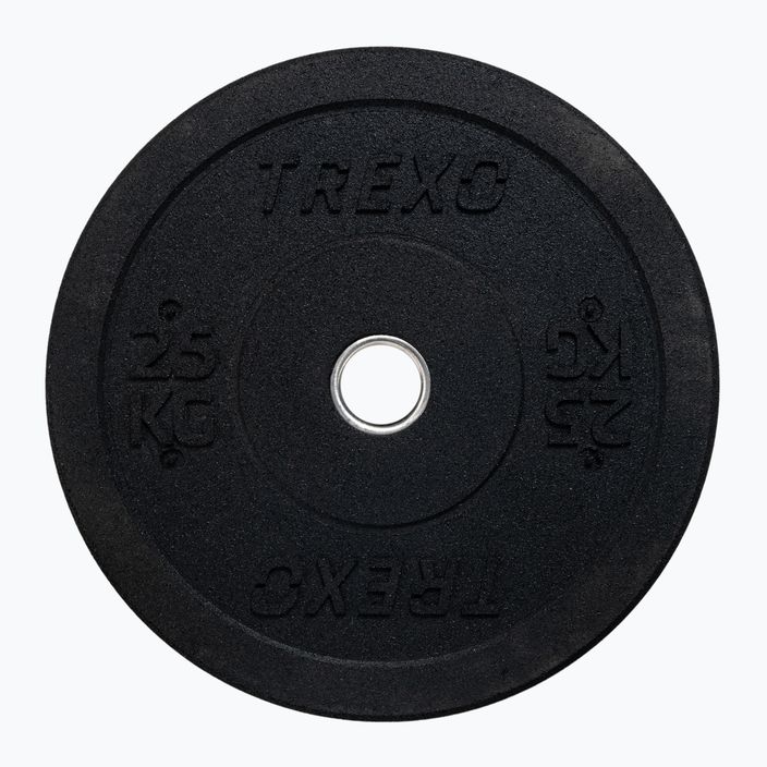 Peso olimpico TREXO TRX-BMP025 25 kg nero 2