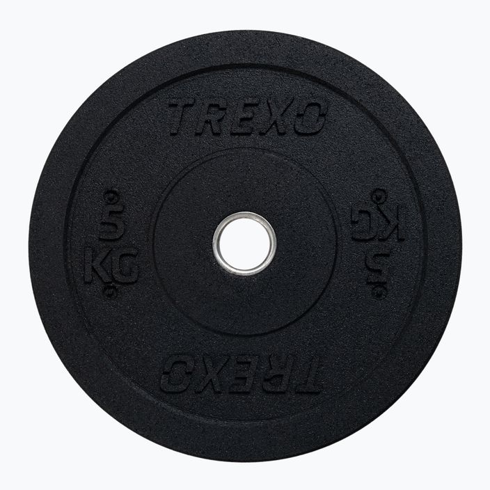 Peso olimpico TREXO TRX-BMP005 5 kg nero 6
