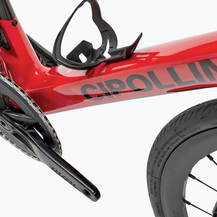 Cipollini Bond Evo_DB 23-Ultegra 8150-Airbeat 400DB-Trimax rosso/carbonio/metallo rosso lucido 23 bici da strada 5