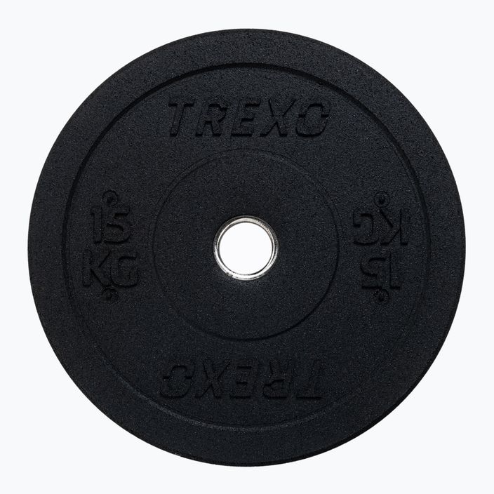 Peso olimpico TREXO TRX-BMP015 15 kg nero 6