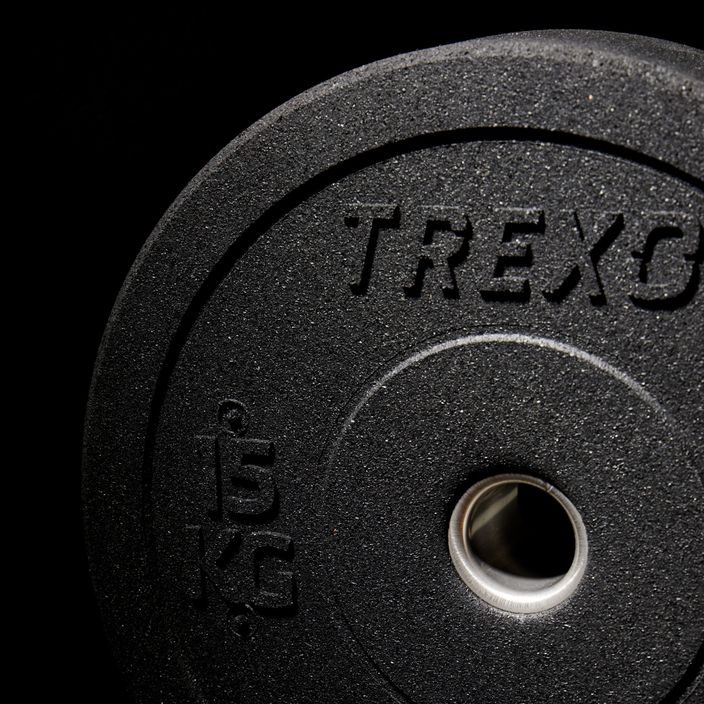 Peso olimpico TREXO TRX-BMP015 15 kg nero 5