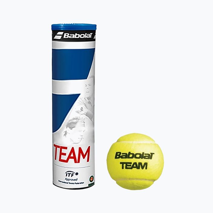 Palline da tennis Babolat Team 72 pz. giallo 4