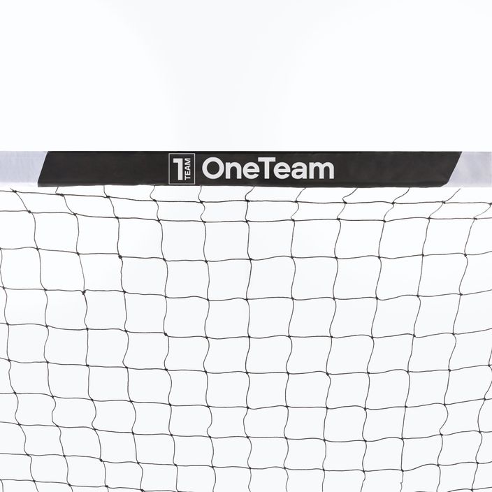 Rete da calcio OneTeam OT-SG3020 bianco/nero 6