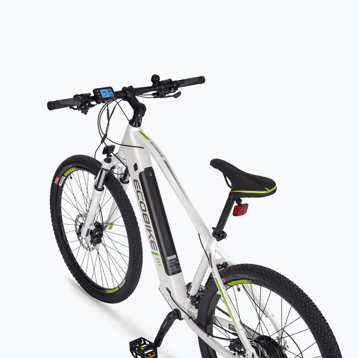 EcoBike SX3 36V 17,5Ah 630Wh LG bicicletta elettrica bianca 4