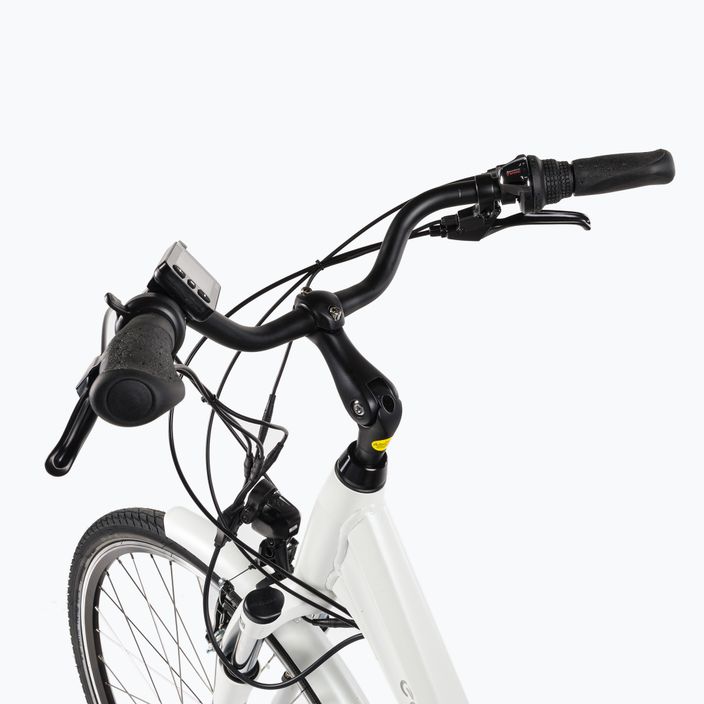 EcoBike Traffic 36V 14,5Ah 522Wh Smart BMS bicicletta elettrica bianca 4