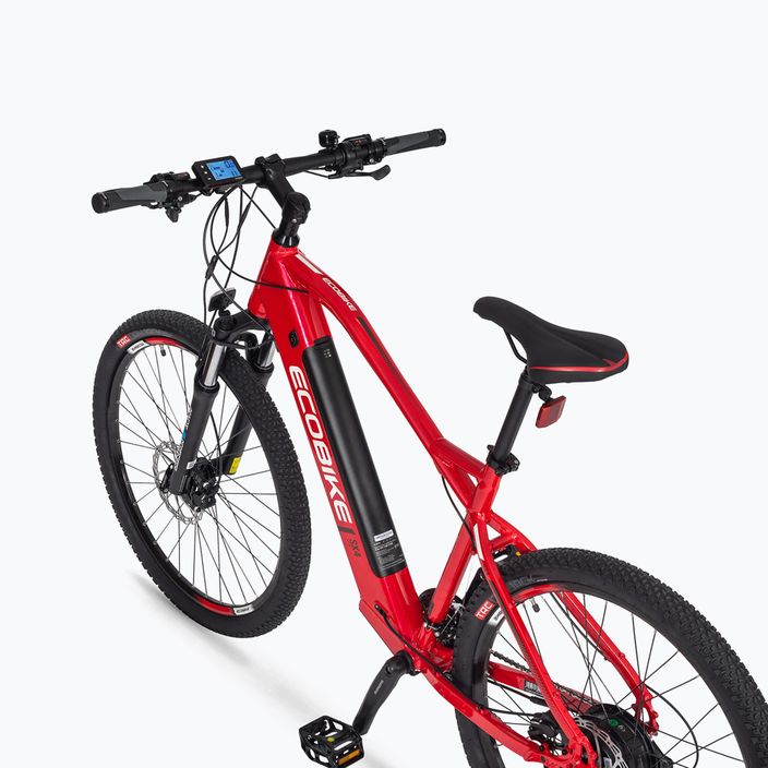 Bicicletta elettrica EcoBike SX4 36V 17,5Ah 630Wh LG rosso 9