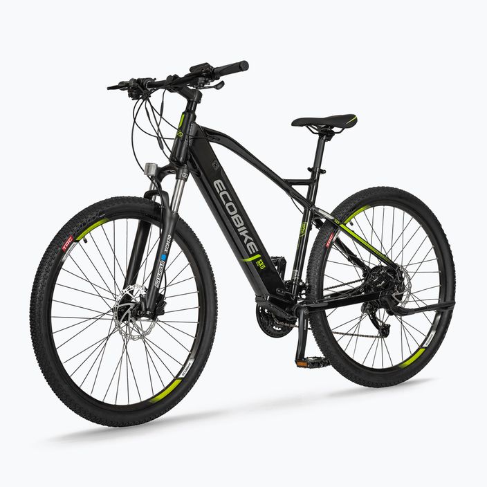 EcoBike SX5 36V 17,5Ah 630Wh LG bicicletta elettrica nera 3
