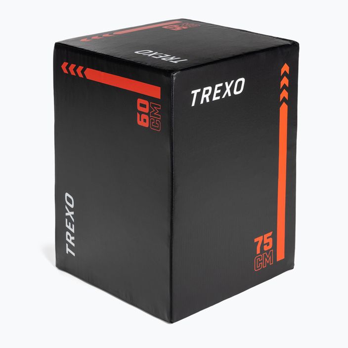 TREXO TRX-PB08 Box pliometrico da 8 kg nero 2