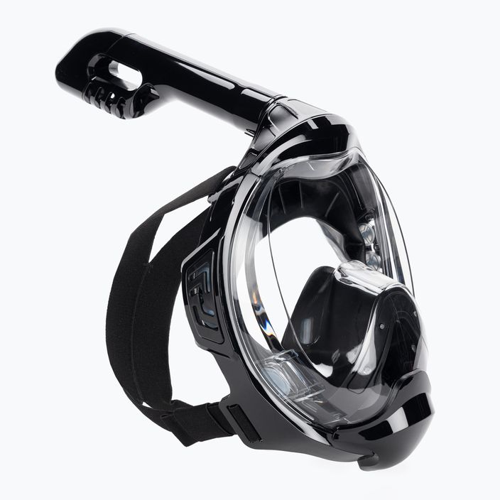 Maschera integrale per lo snorkeling AQUASTIC KAI nero