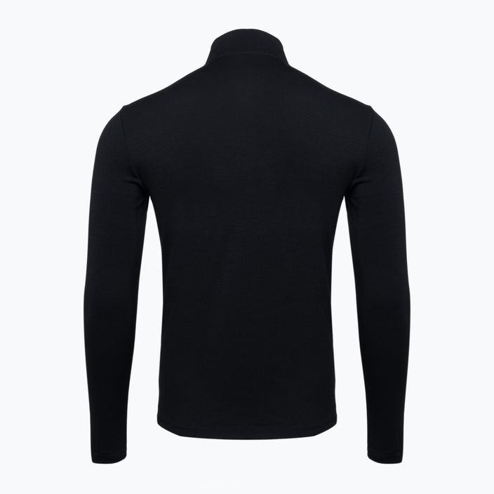 Felpa termica da uomo WOOLCANO Merino TOP0544 nero 7