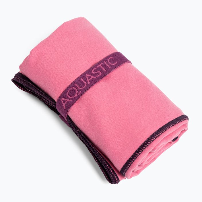 AQUASTIC Havlu M asciugamano ad asciugatura rapida rosa 5