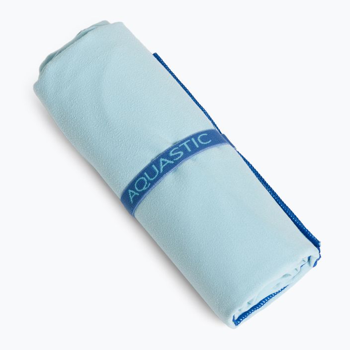 AQUASTIC Havlu L asciugamano blu ad asciugatura rapida 5