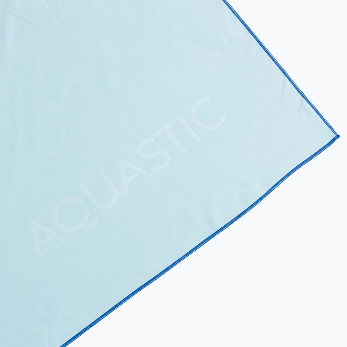 AQUASTIC Havlu XL asciugamano ad asciugatura rapida blu 4