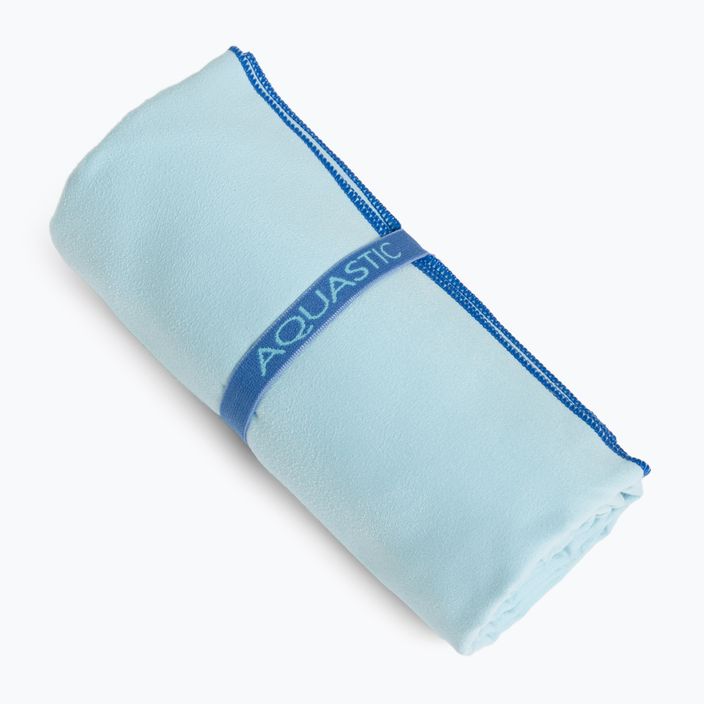 AQUASTIC Havlu XL asciugamano ad asciugatura rapida blu 5