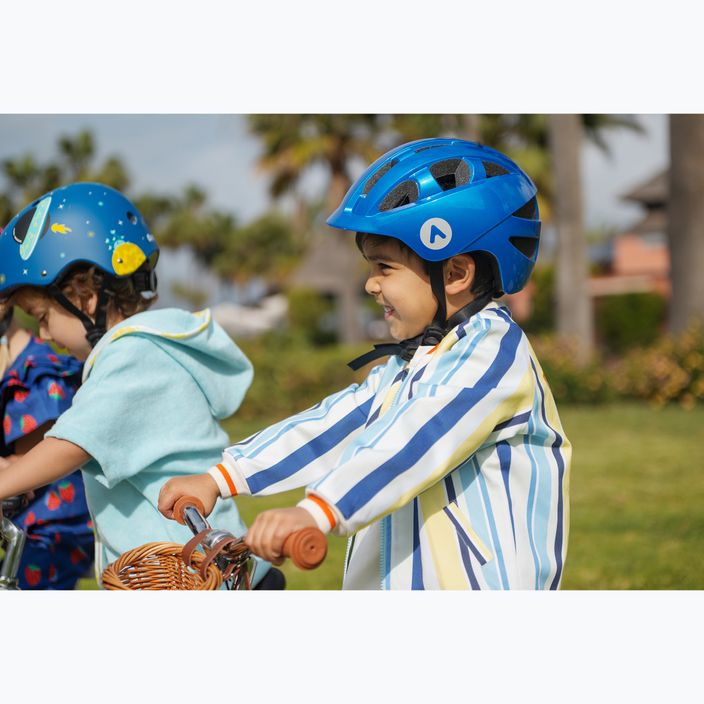 Casco da bicicletta per bambini ATTABO K200 blu 7