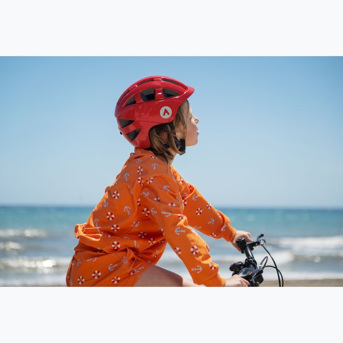 Casco da bicicletta per bambini ATTABO K200 rosso 8