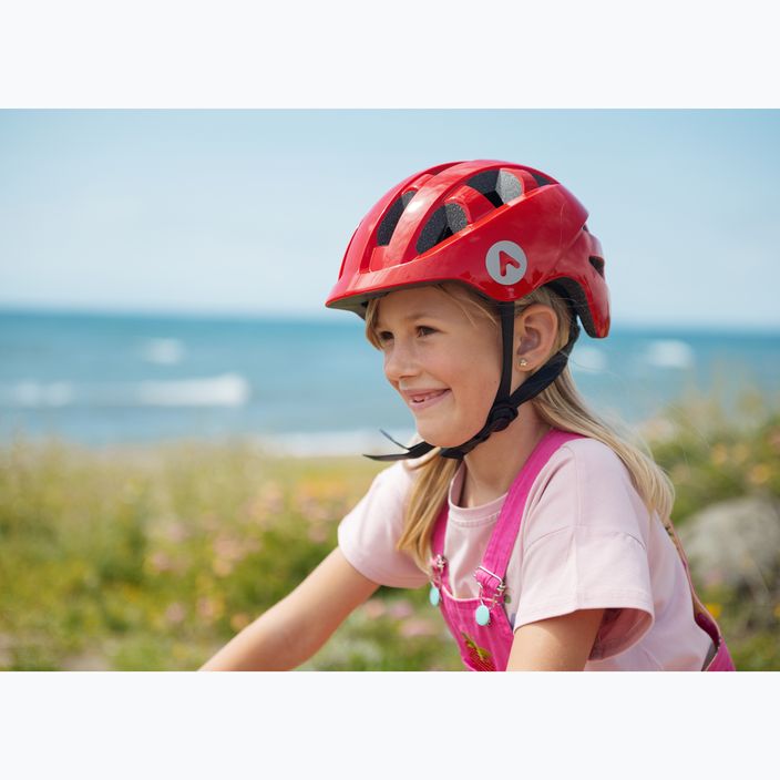 Casco da bicicletta per bambini ATTABO K200 rosso 9