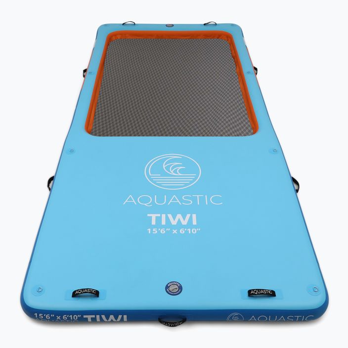 Piattaforma gonfiabile con piscina AQUASTIC TIWI 15'6" blu 4