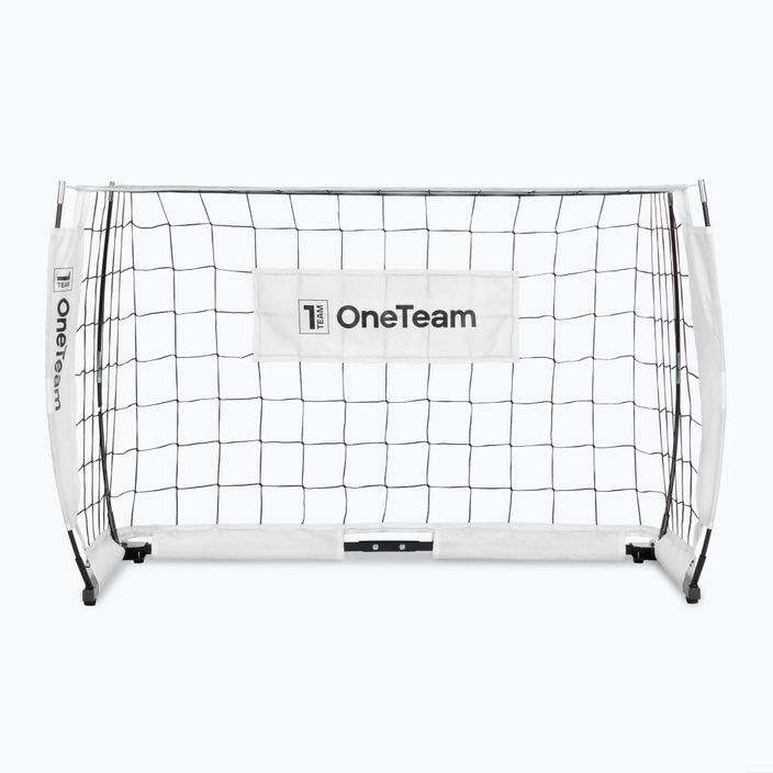 OneTeam Flex Porta da calcio quadrata 120 x 80 cm bianca 2