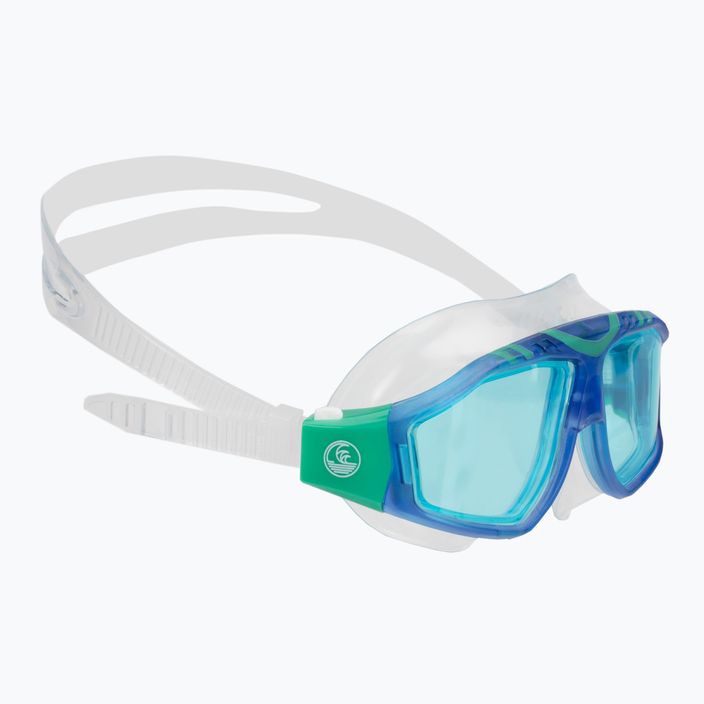 Maschera da nuoto per bambini AQUASTIC Mako Jr blu