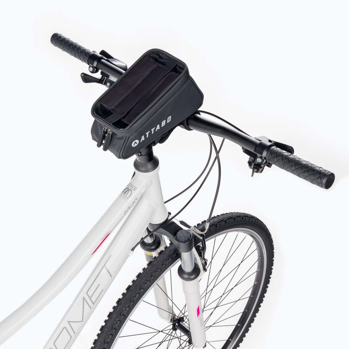 ATTABO ABH-200 borsa porta telefono per bicicletta nera 8