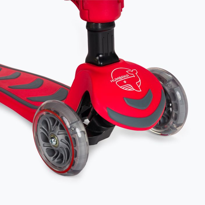 HUMBAKA Mini Y, monopattino triciclo per bambini rosso 10